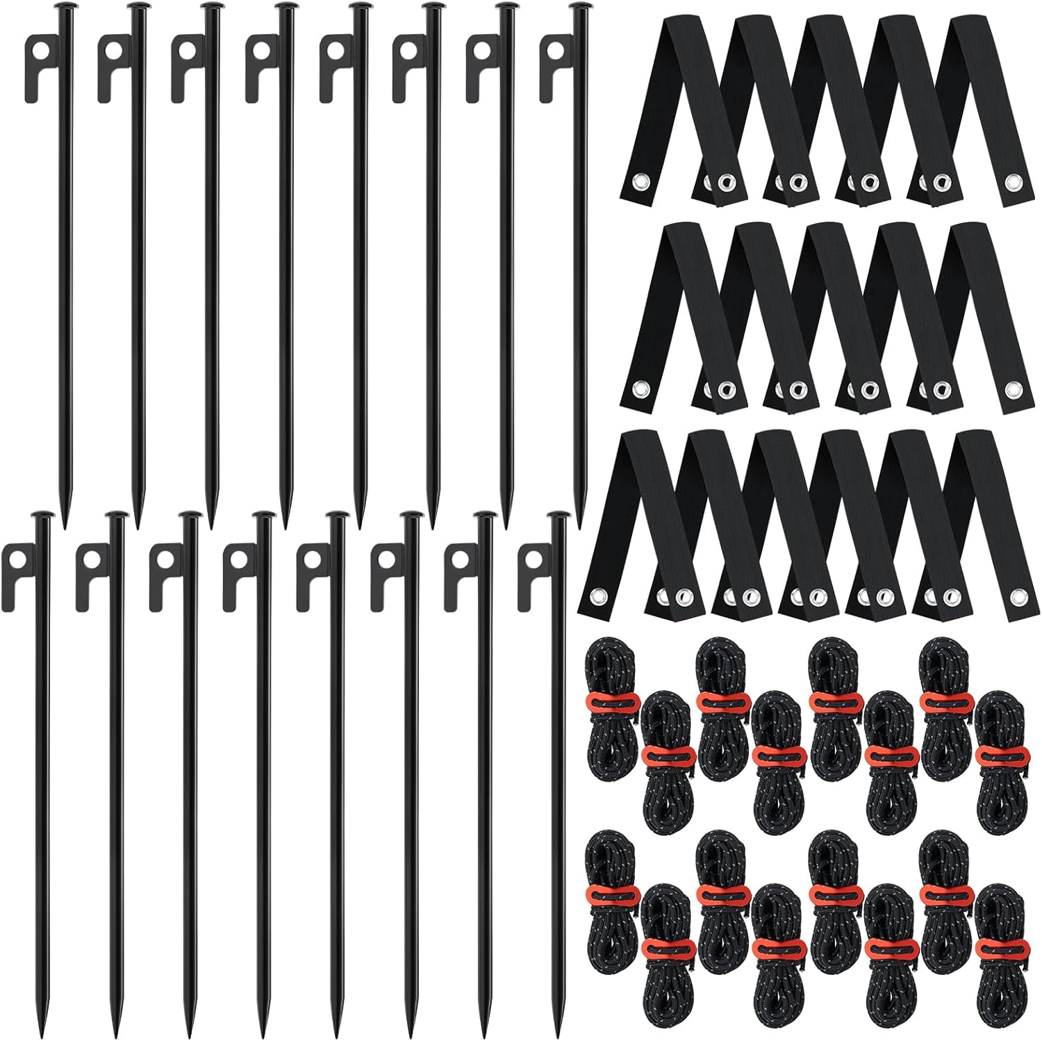 16 PCS Tree Stake Kits for Heavy Duty Support and Stability