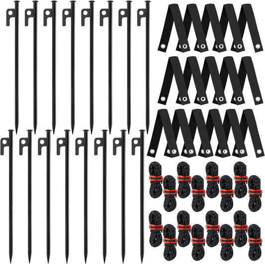 16 PCS Tree Stake Kits for Heavy Duty Support and Stability