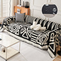 Water Resistant Boho Couch Cover for 3 Cushion Sofa - Soft Chenille