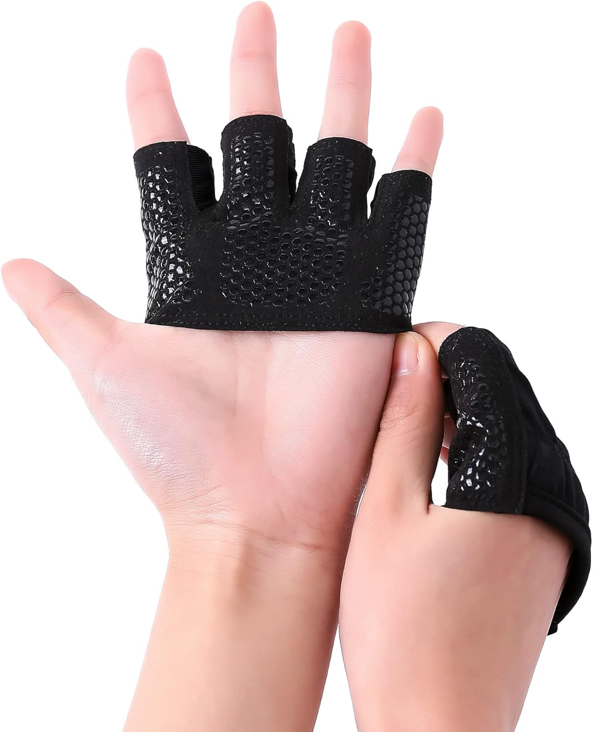SUJAYU Barehand Workout Gloves - Enhanced Grip!