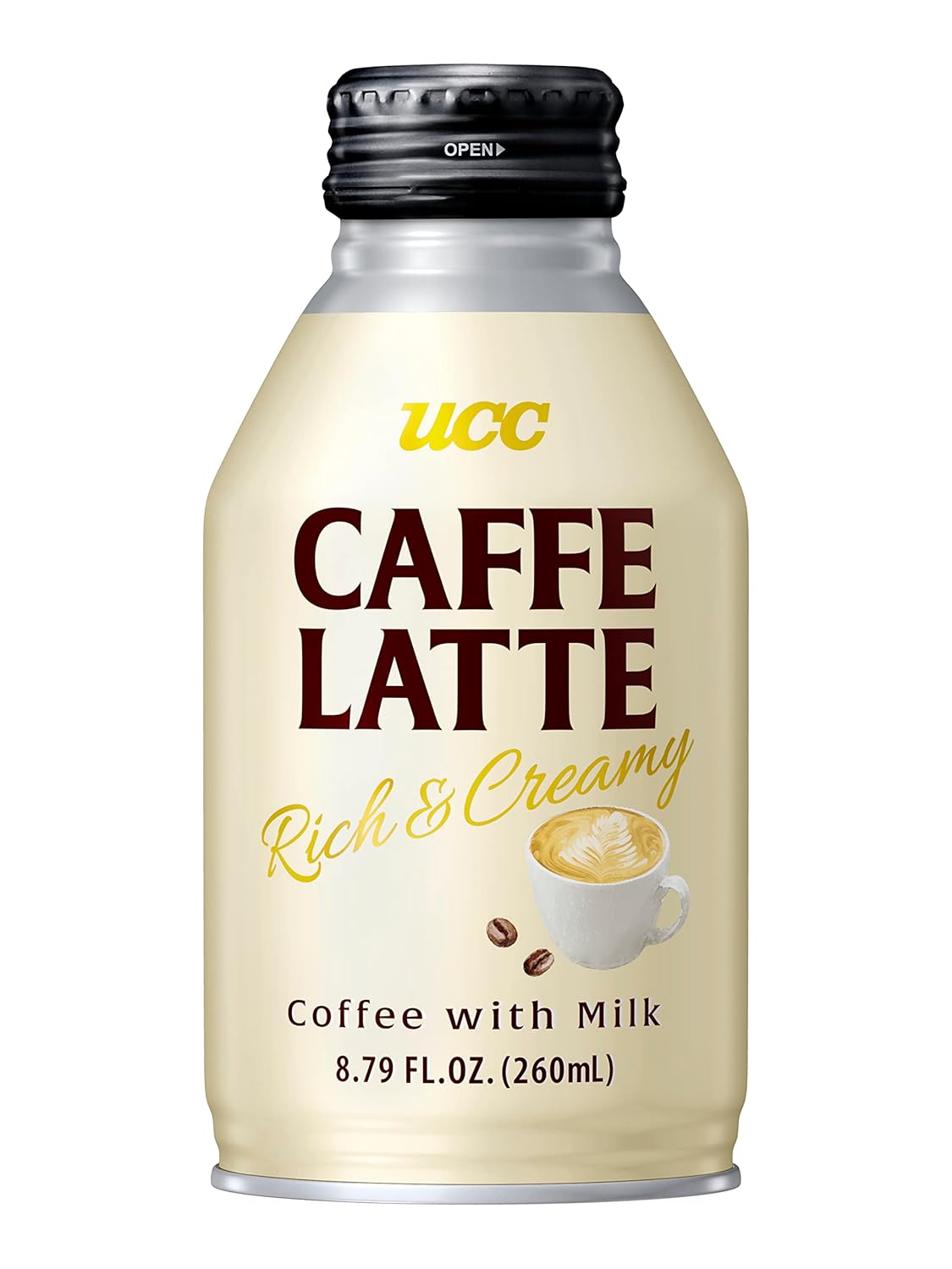 UCC Ready to Drink Caffe Latte - Rich and Creamy Coffee Pack