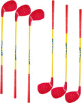 Oversized Red Golf Clubs 6 Pack for Fun and Easy Play