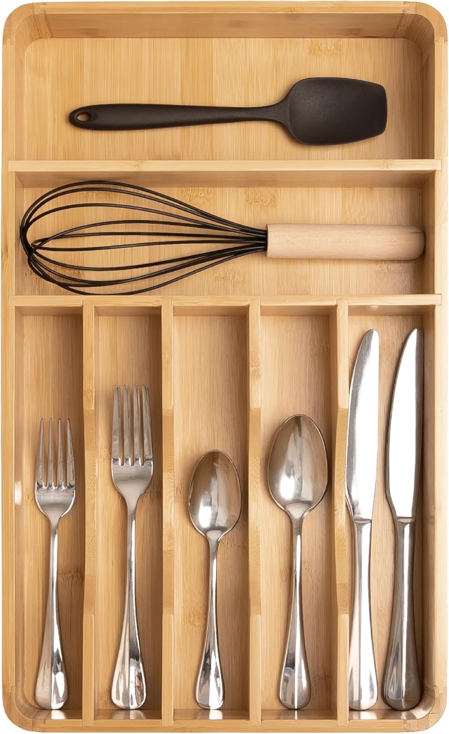 KitchenEdge Silverware Organizer for Efficient Kitchen Storage