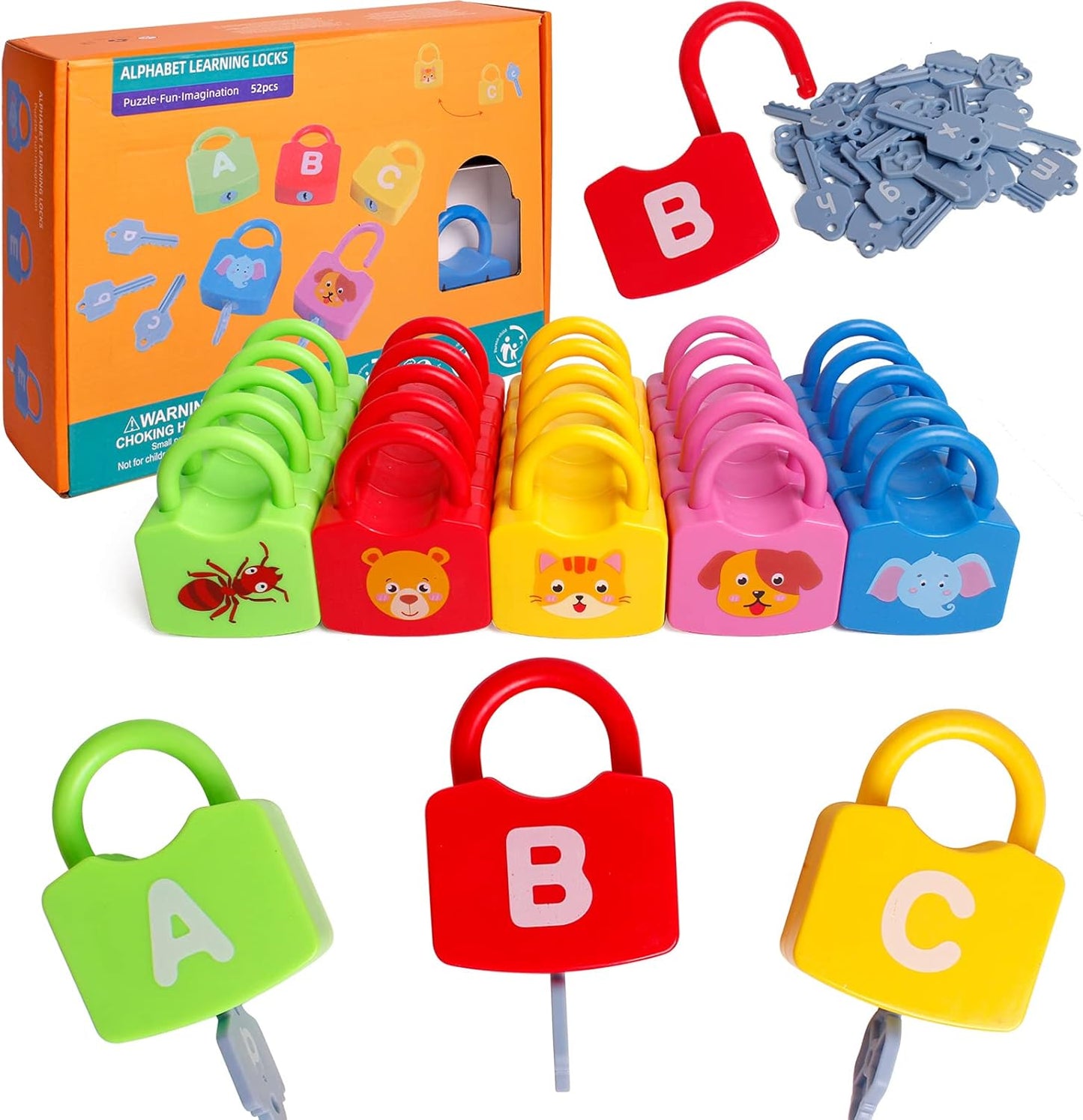 Color Alphabet Learning Lock Toys for Educational Fun and Growth