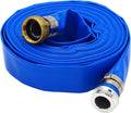 1 in x 100 ft Pool Backwash Hose - Heavy Duty Reinforced PVC