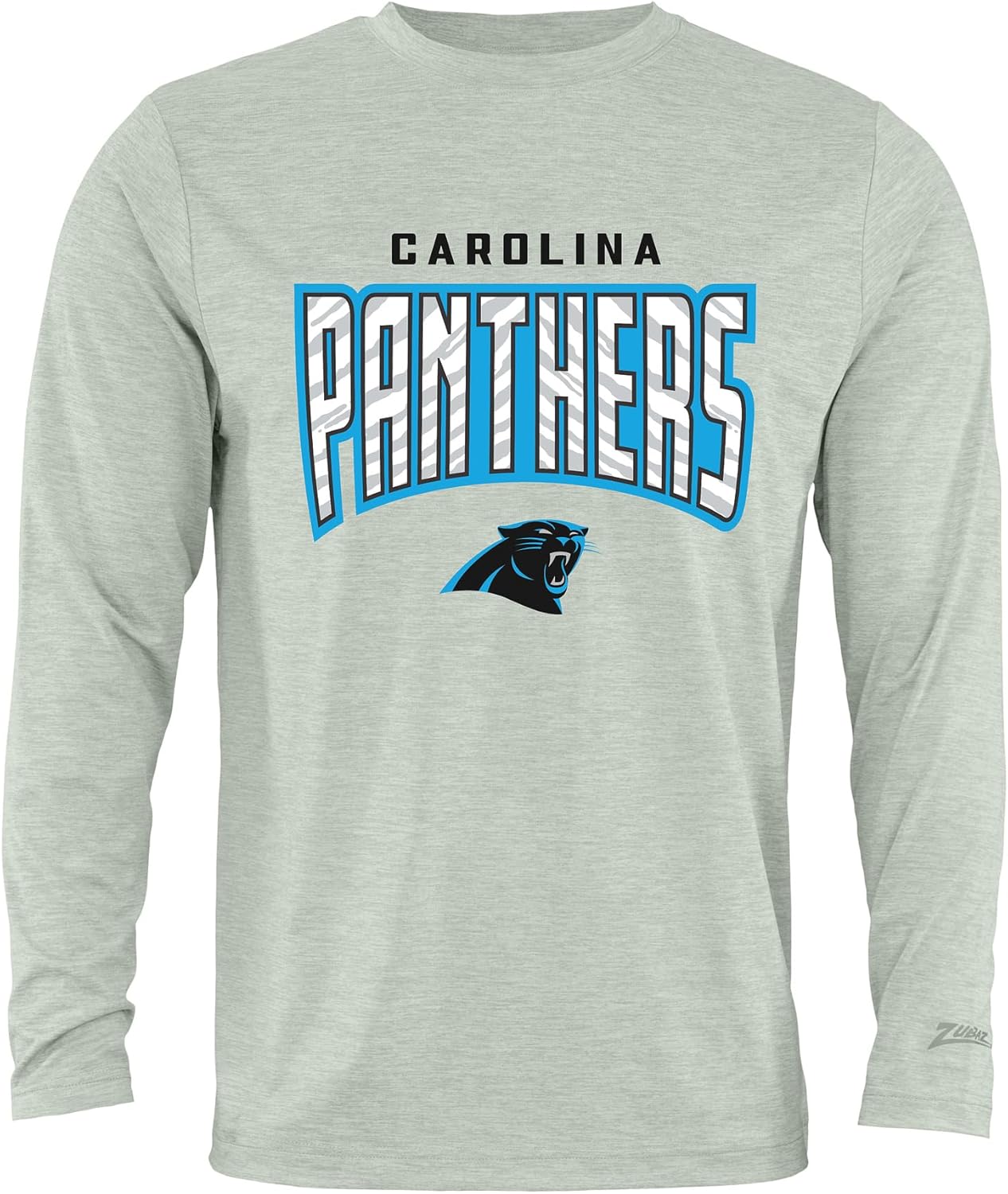 Zubaz NFL Men's Long Sleeve Team Graphic T-Shirt for Fans