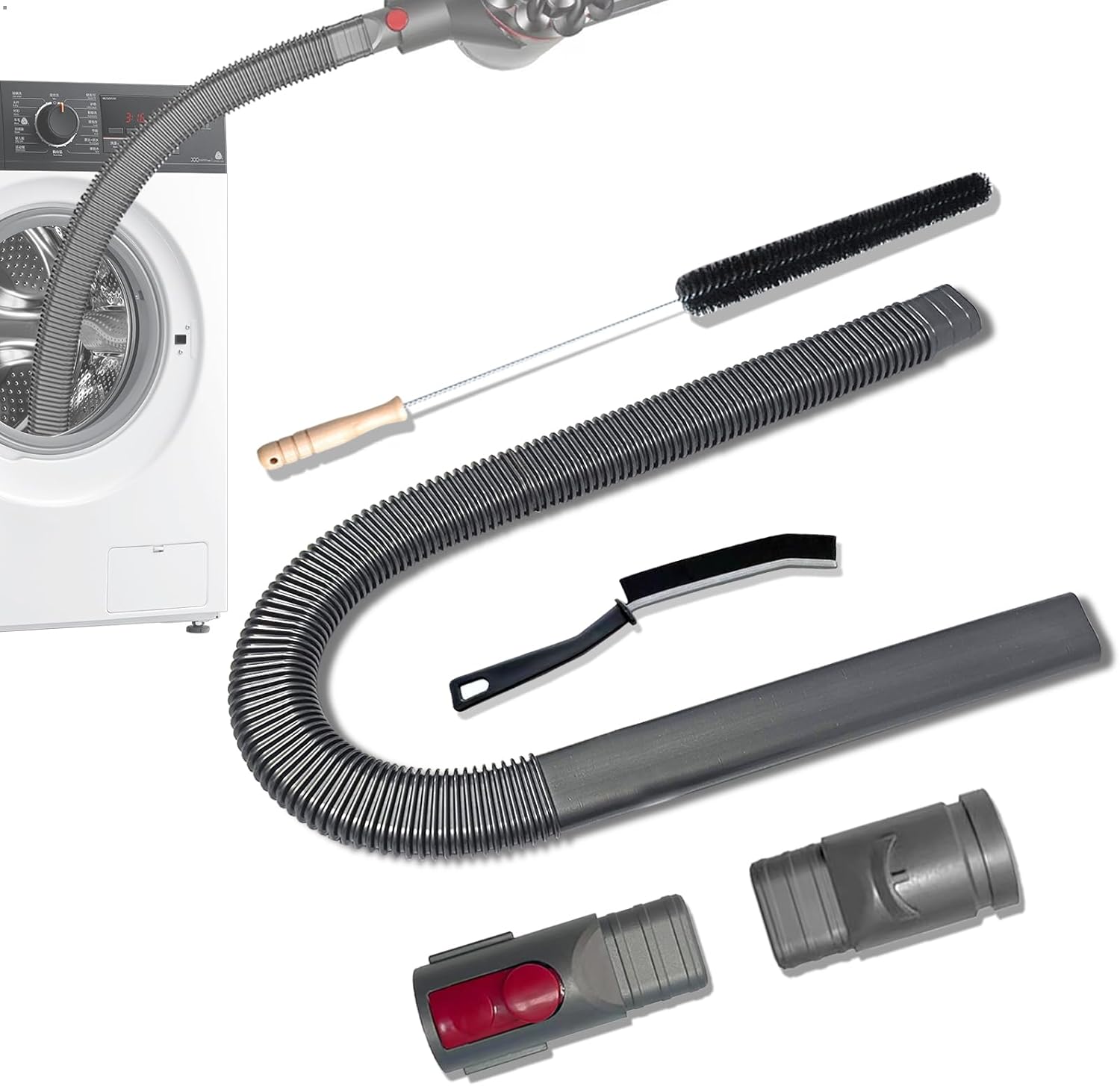Dyson Vacuum Compatible Dryer Vent Cleaner Kit