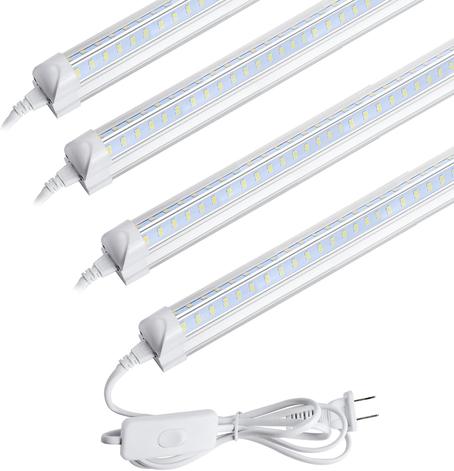 Brighten Your Space with AQIQUUT 2FT LED Shop Lights 4-Pack