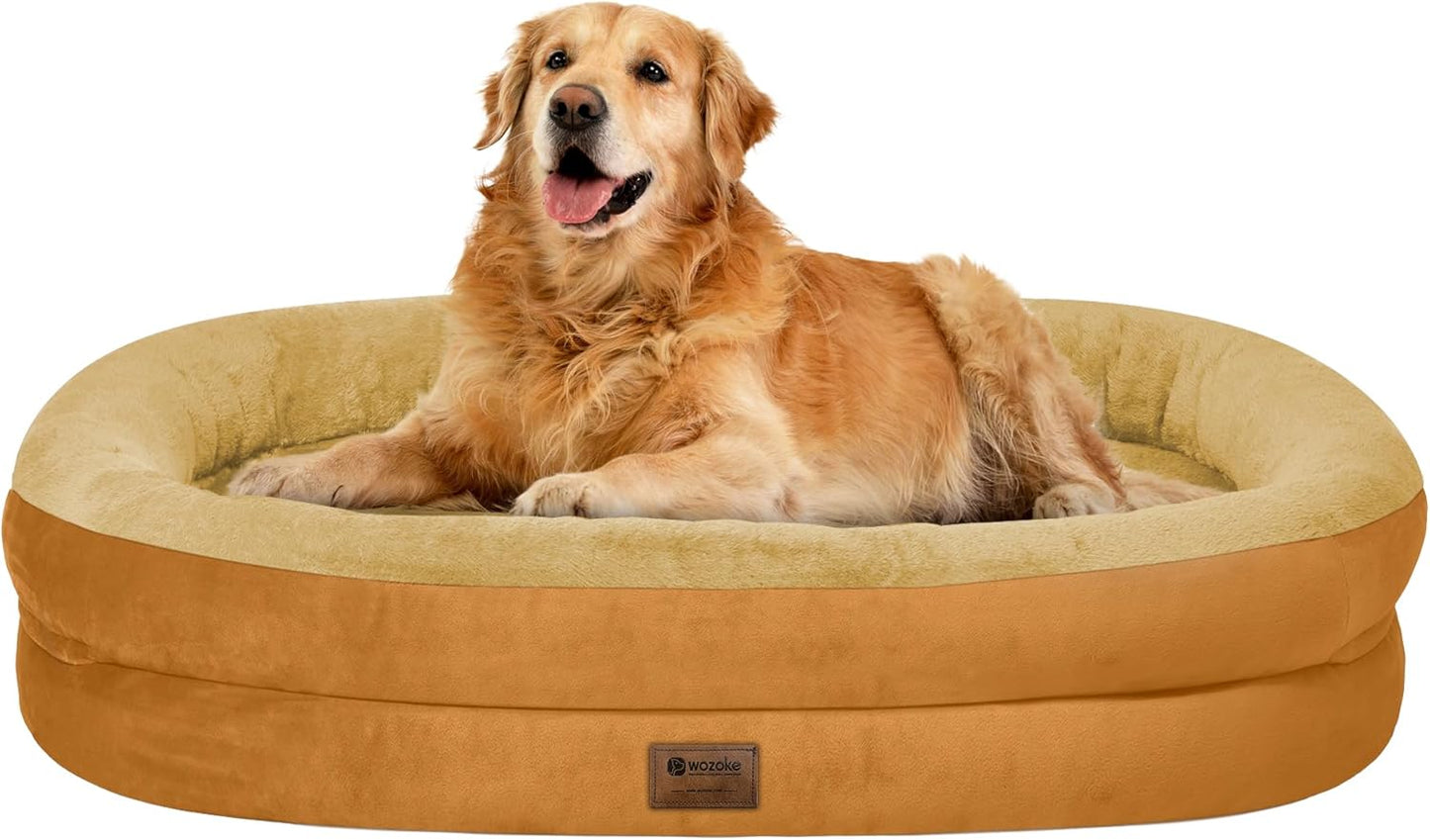 Orthopedic Waterproof Large Dog Bed with Memory Foam Support