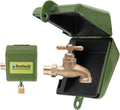 Outdoor Faucet Lock System for Water Theft Prevention and Insulation