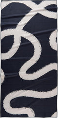 GEOMETRY Micro-Loop Beach Towel - Quick-Dry Sand-Resistant Compact