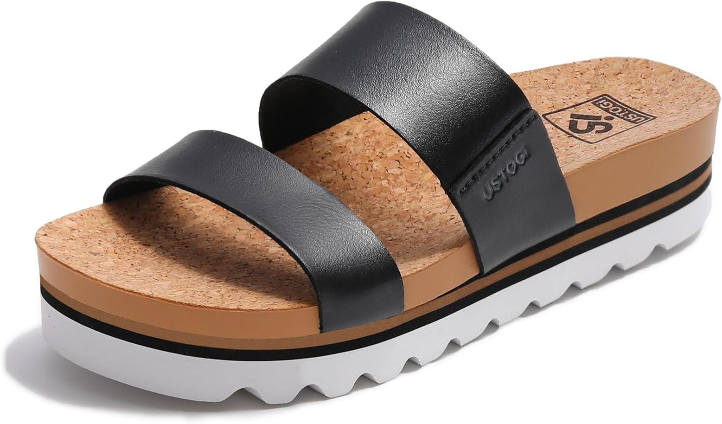 Flatform Platform Sandals Women with Arch Support for Summer