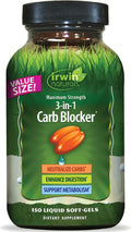 Irwin Naturals Maximum Strength 3-in-1 Carb Blocker for Metabolism