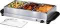 OVENTE Electric Buffet Server and Food Warmer - Triple 1.5 qt Set