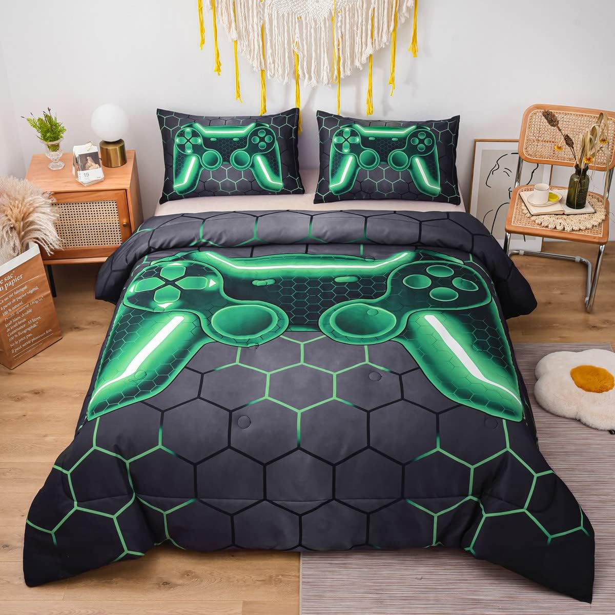 NTBED Game Console Comforter Set for Kids in Geometric Design