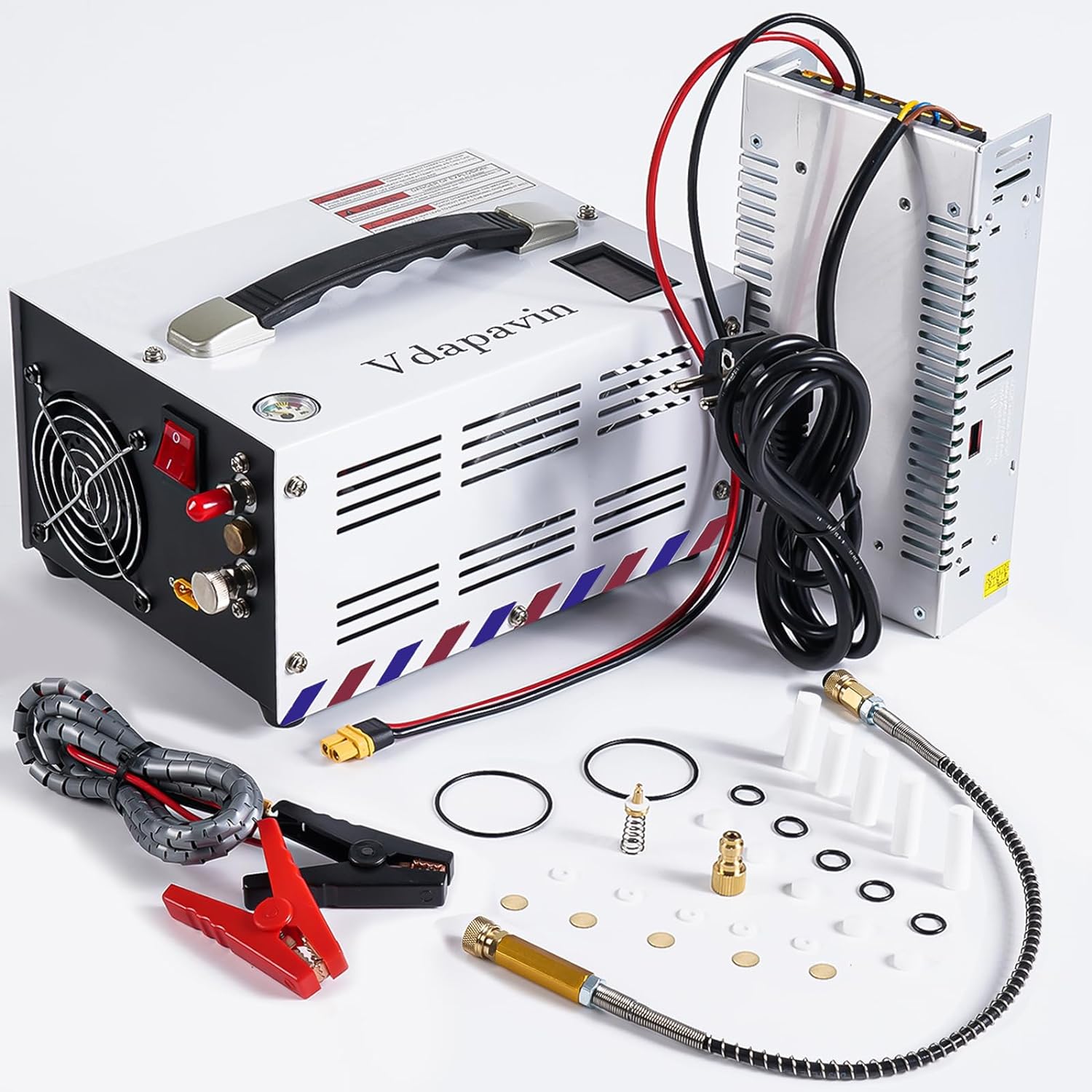 Premium 4500Psi Portable Air Compressor - Oil & Water-Free Pump for Airguns & Paintball