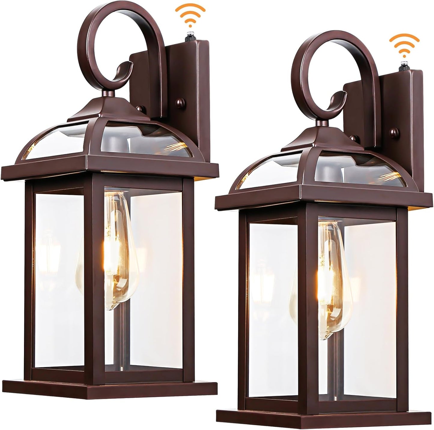 Dusk to Dawn Outdoor Lighting with Photocell Sensor - 2-Pack