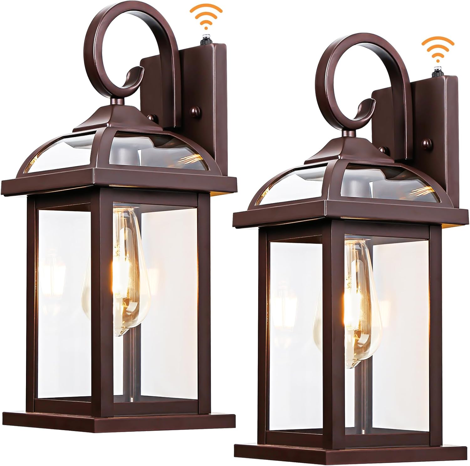 Dusk to Dawn Outdoor Lighting with Photocell Sensor - 2-Pack