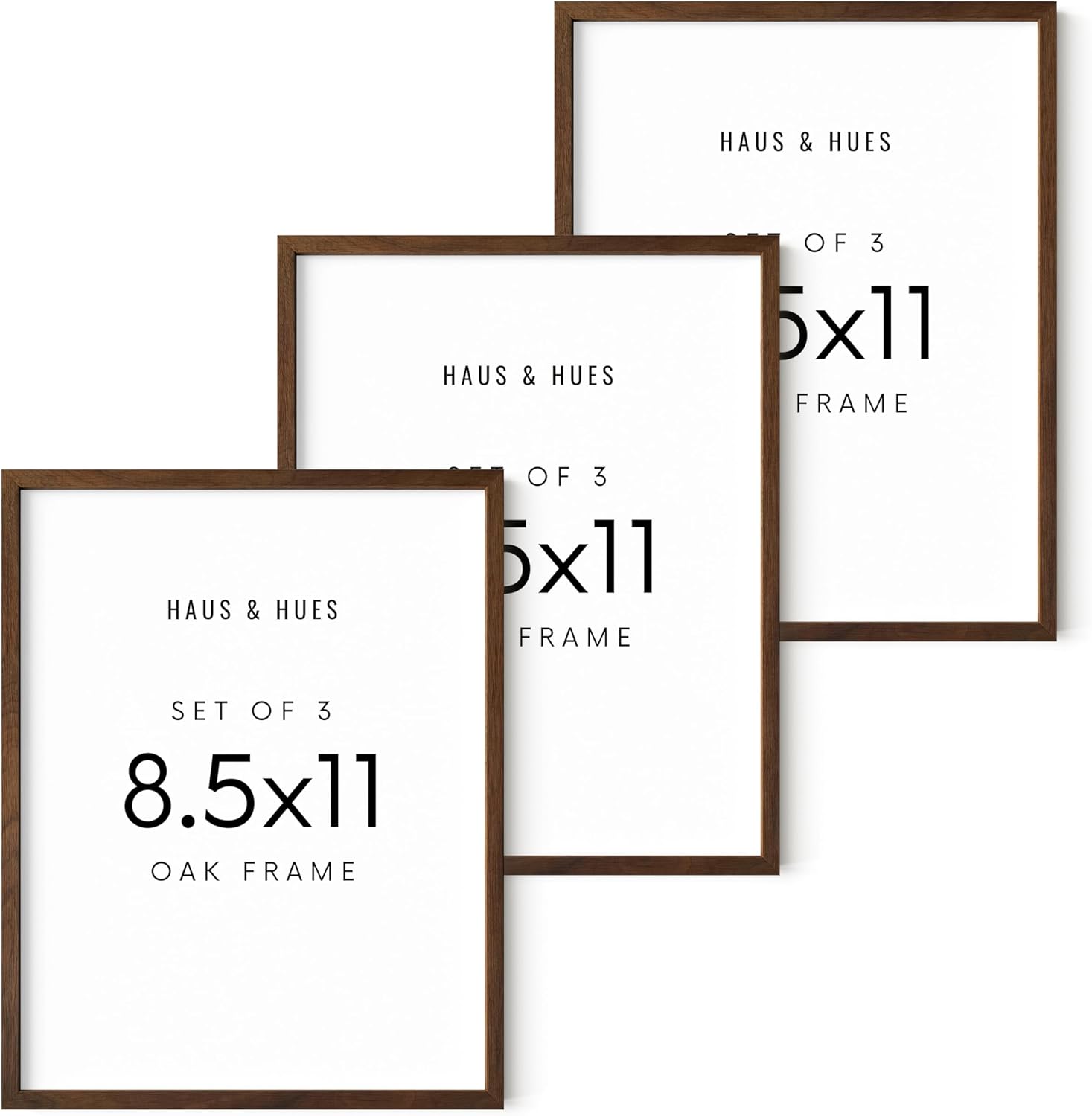 8.5x11 Picture Frame Set of 3 for Stylish Home Decor