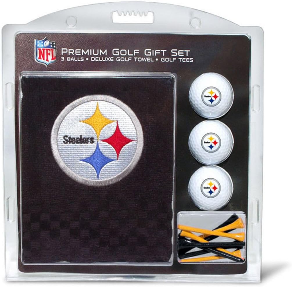 Team Golf Premium NFL Gift Set with Towel, Balls, and Tees
