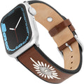 Wrangler Western Stitch Leather Apple Watch Band - Rugged Comfort