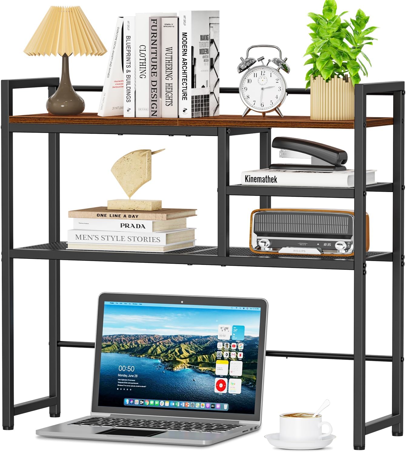 Snughome 3-Tier Desk Organizer - Space-Saving Storage