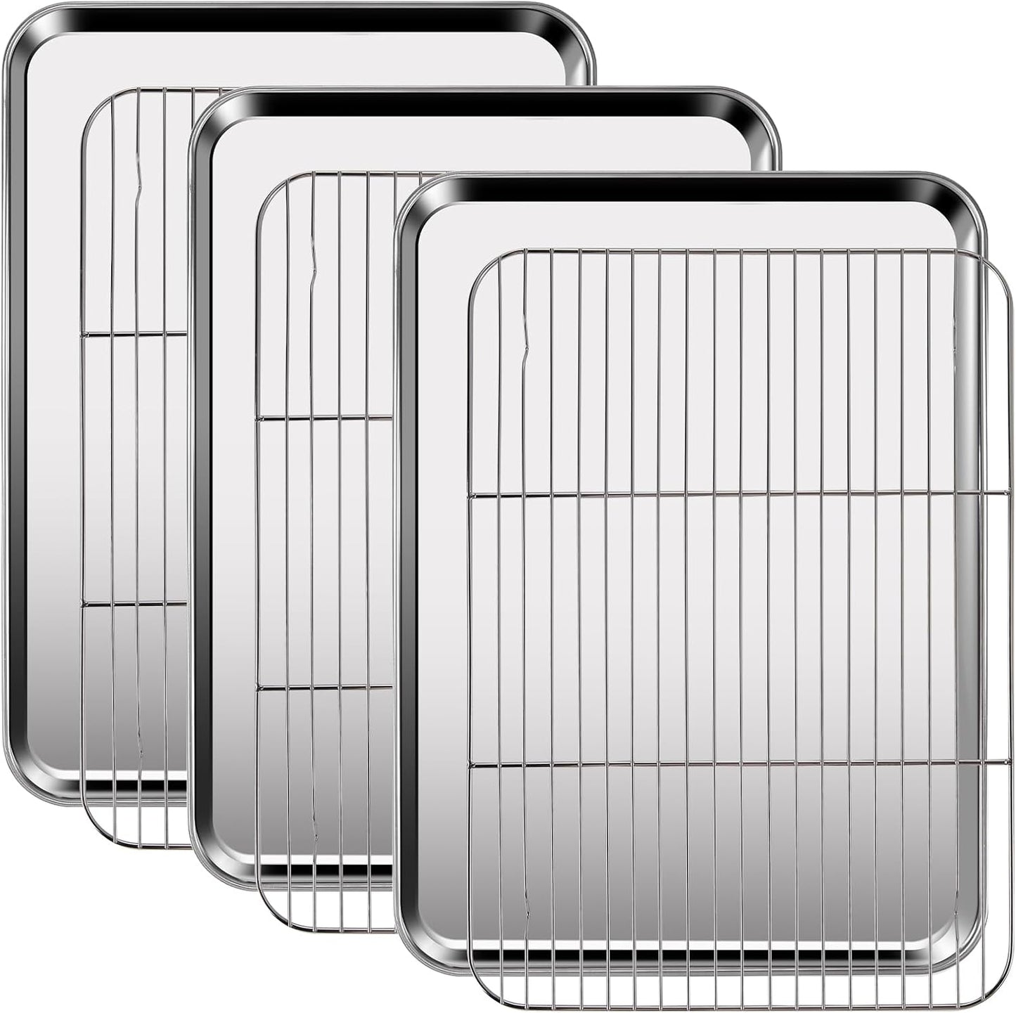 Stainless Steel Baking Sheet with Rack Set for Perfect Baking