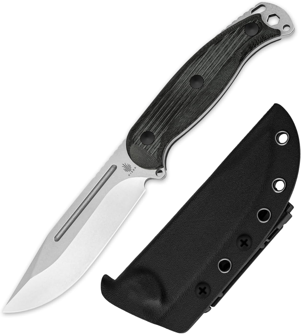 Kizer Ursa Major Fixed Blade Knife for Hunting and Survival