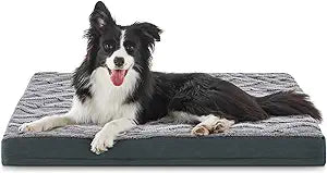 INVENHO Large Orthopedic Dog Bed with Removable Washable Cover