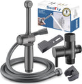 Handheld Bidet Sprayer - Black Stainless Brass Handheld Bidet