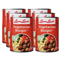 Vegetarian Burger Plant-Based Meats 6 Pack - Shelf-Stable Choice