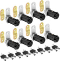Cam Locks RV Storage Lock Keyed Alike 1-1/8 in Black - Secure Camper