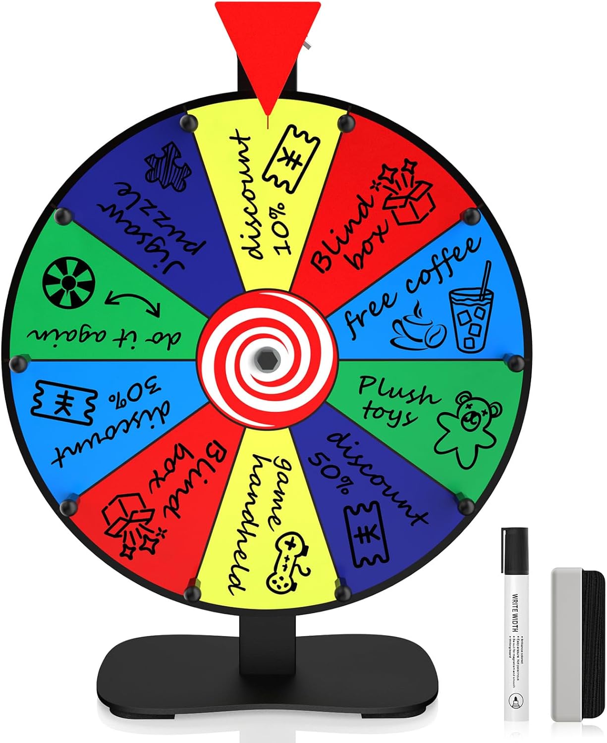 14 Inch Spinning Prize Wheel for Engaging Holiday Activities
