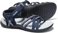 Womens Hiking Comfort Sport Sandals with Arch Support - All Day Wear