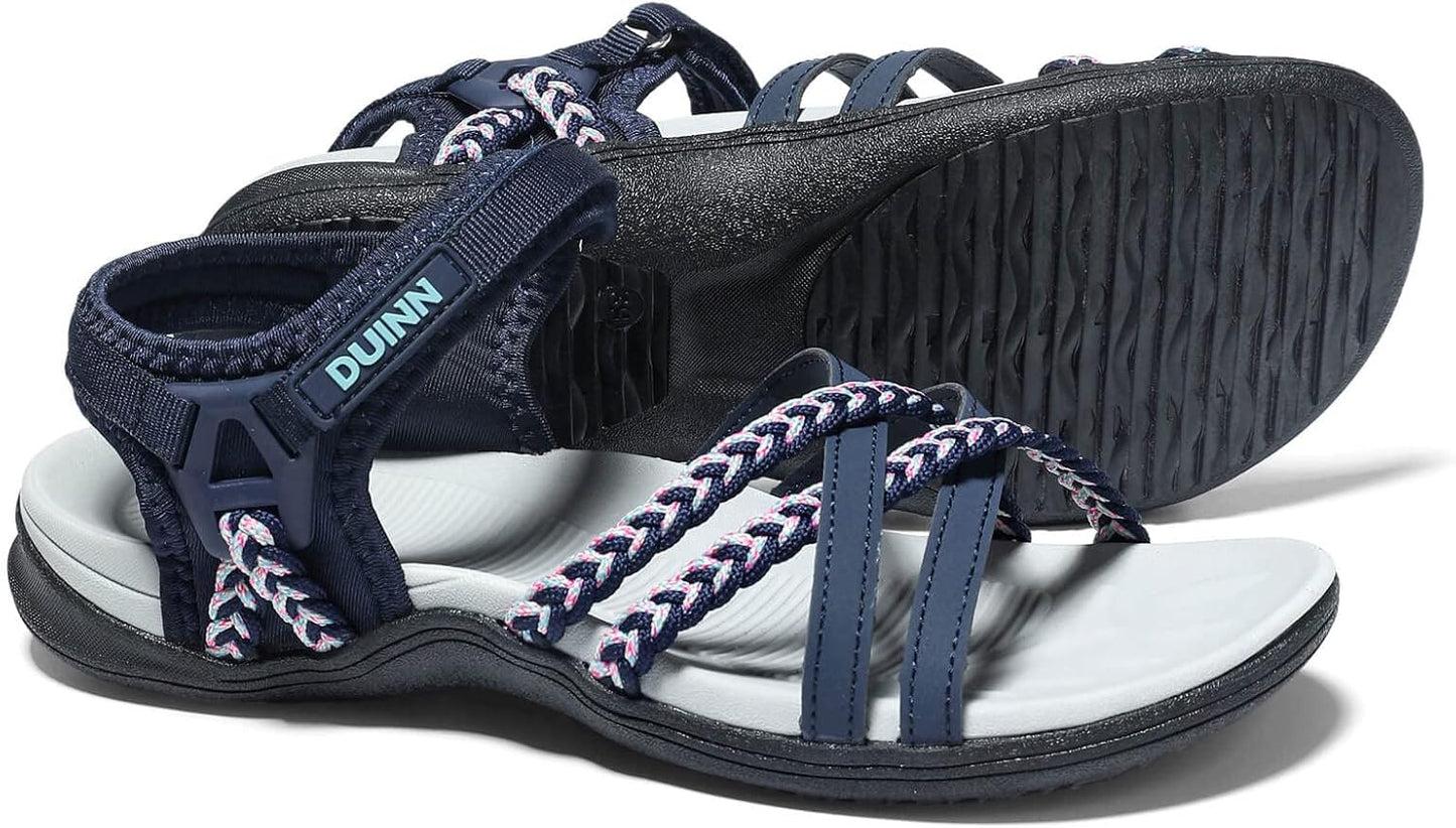 UBFEN Womens Hiking Comfort Sport Sandals for Outdoor Fun