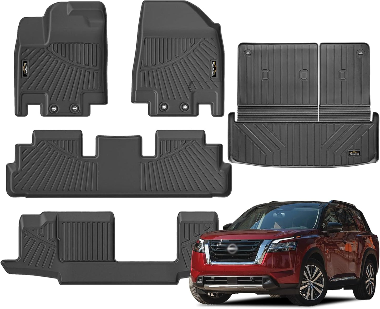 Custom Floor Mats for Nissan Pathfinder 2022-2025 Full Set