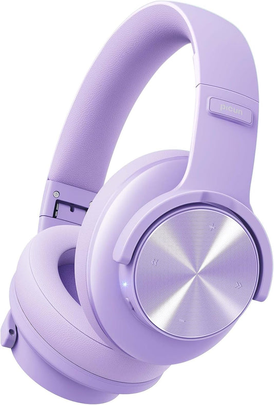 Picun B8 Wireless Headphones 120H Playtime, Deep Bass, 3EQ Modes
