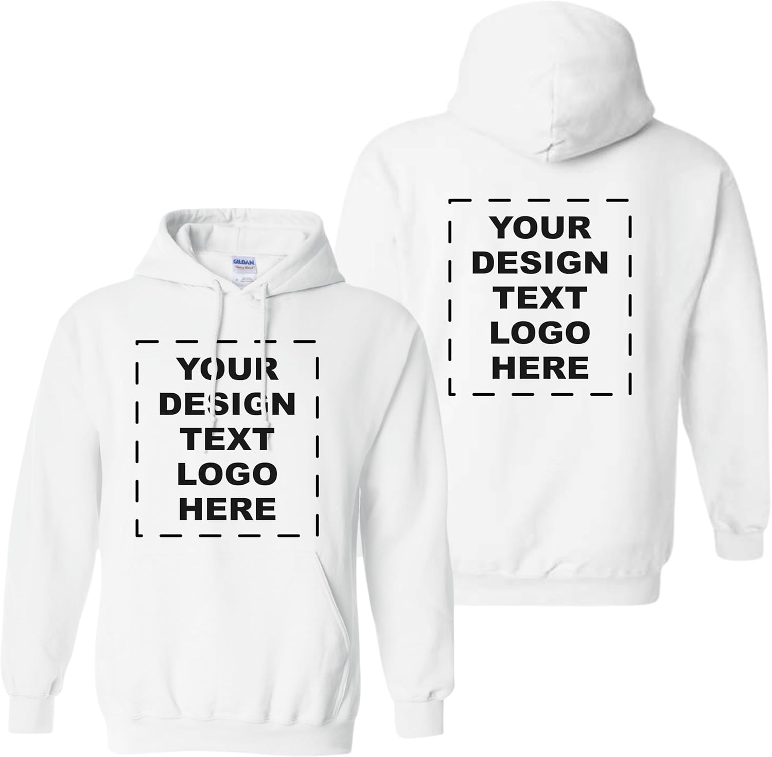 Personalized Custom Hoodie with Double-Sided Print | PuffinCraft