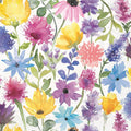 Summer Floral Cream Cocktail Napkins by Boston Intl