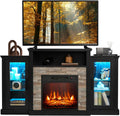 Cozy Ambiance: COSTWAY Electric Fireplace TV Stand