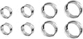 Forbidden Body Jewelry Ear Gauges Double Flared Tunnels - Mirror