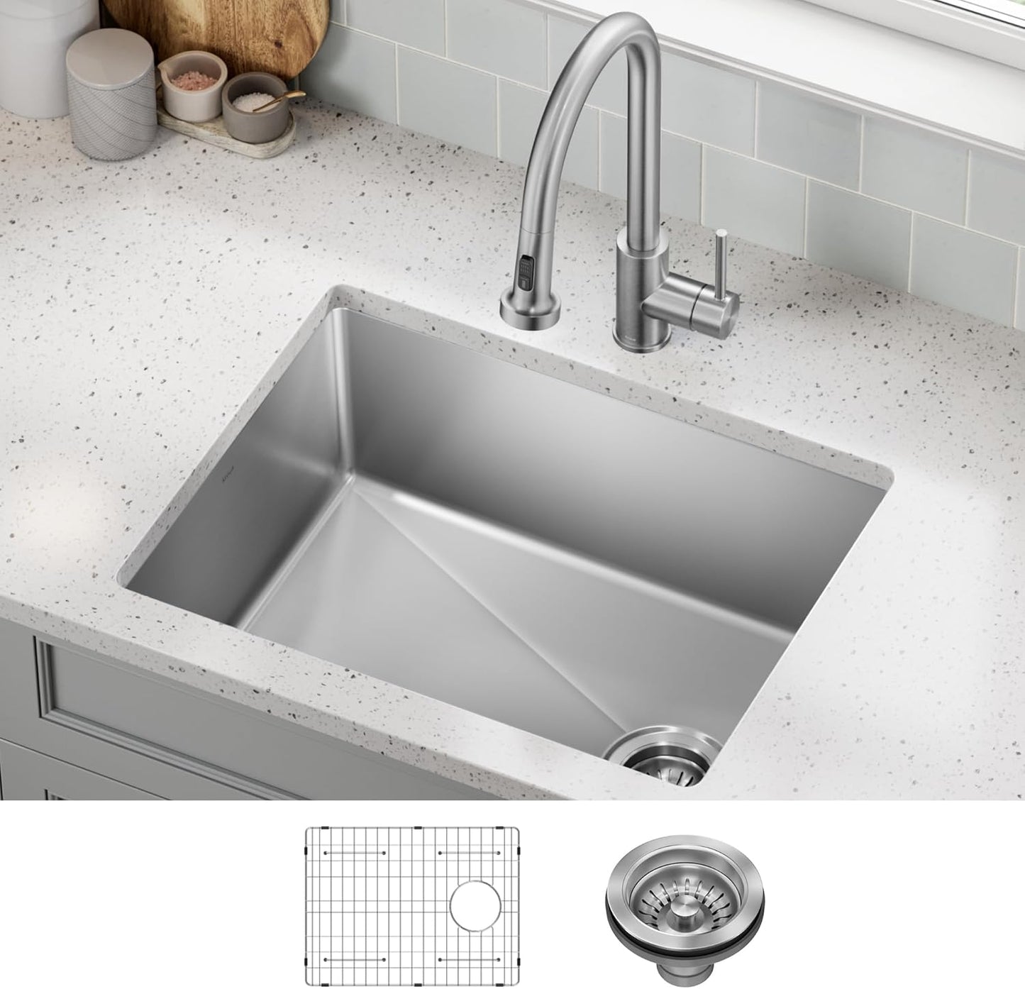 KRAUS Fairlane 25-inch Undermount Single Bowl Kitchen Sink Review