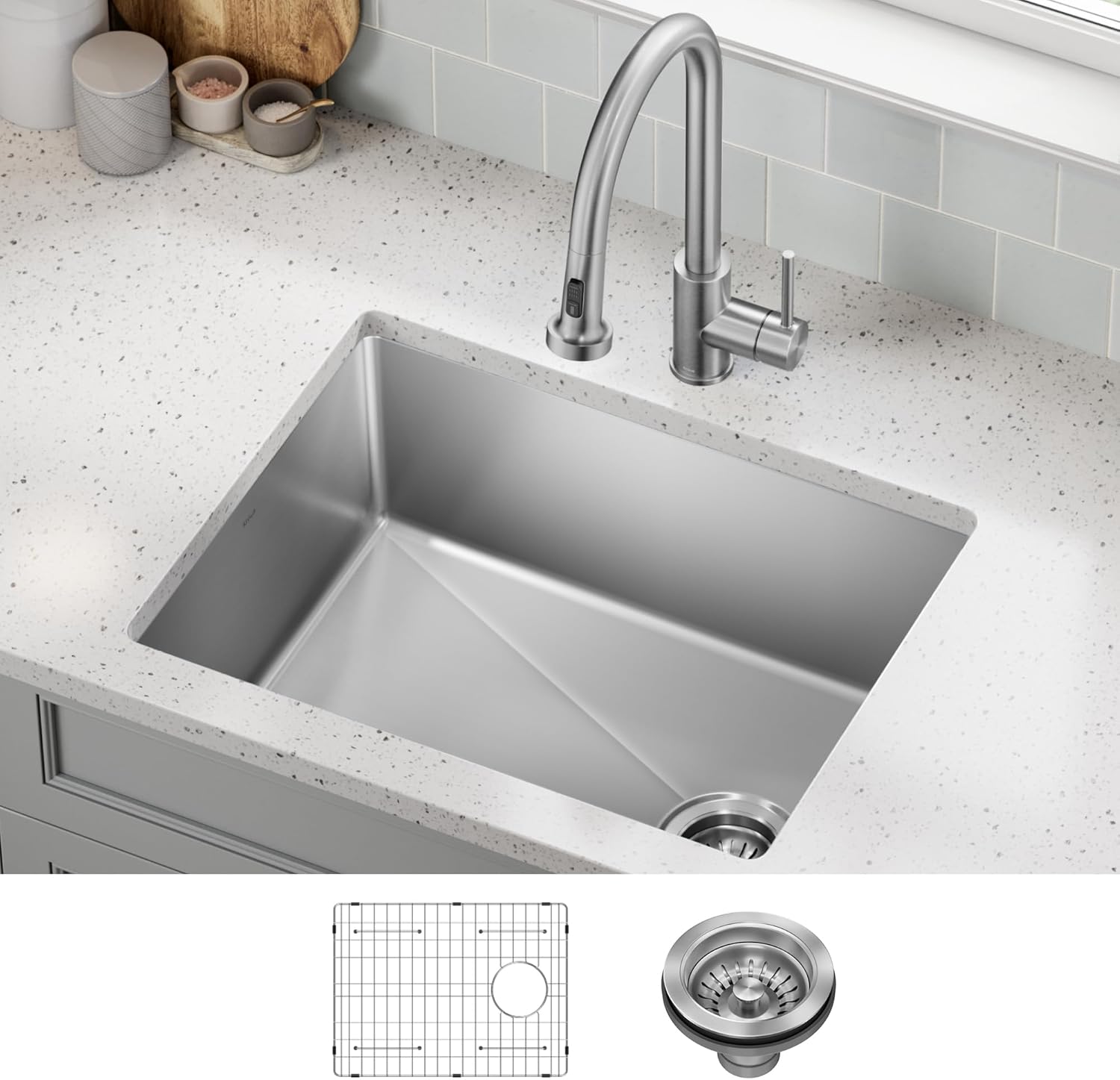 KRAUS Fairlane 25-inch Undermount Single Bowl Kitchen Sink Review