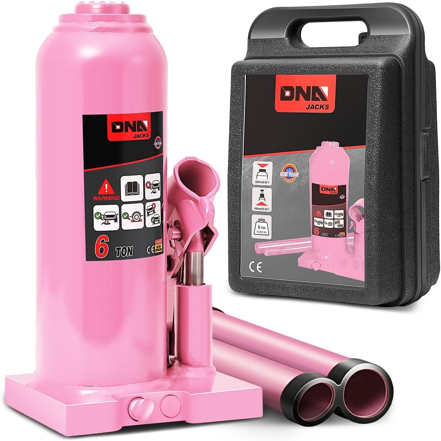 6 Ton Hydraulic Bottle Jack for Vehicle Repair and Maintenance