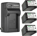 Kastar 3-Pack VBT380 Battery and AC Wall Charger Replacement - Long