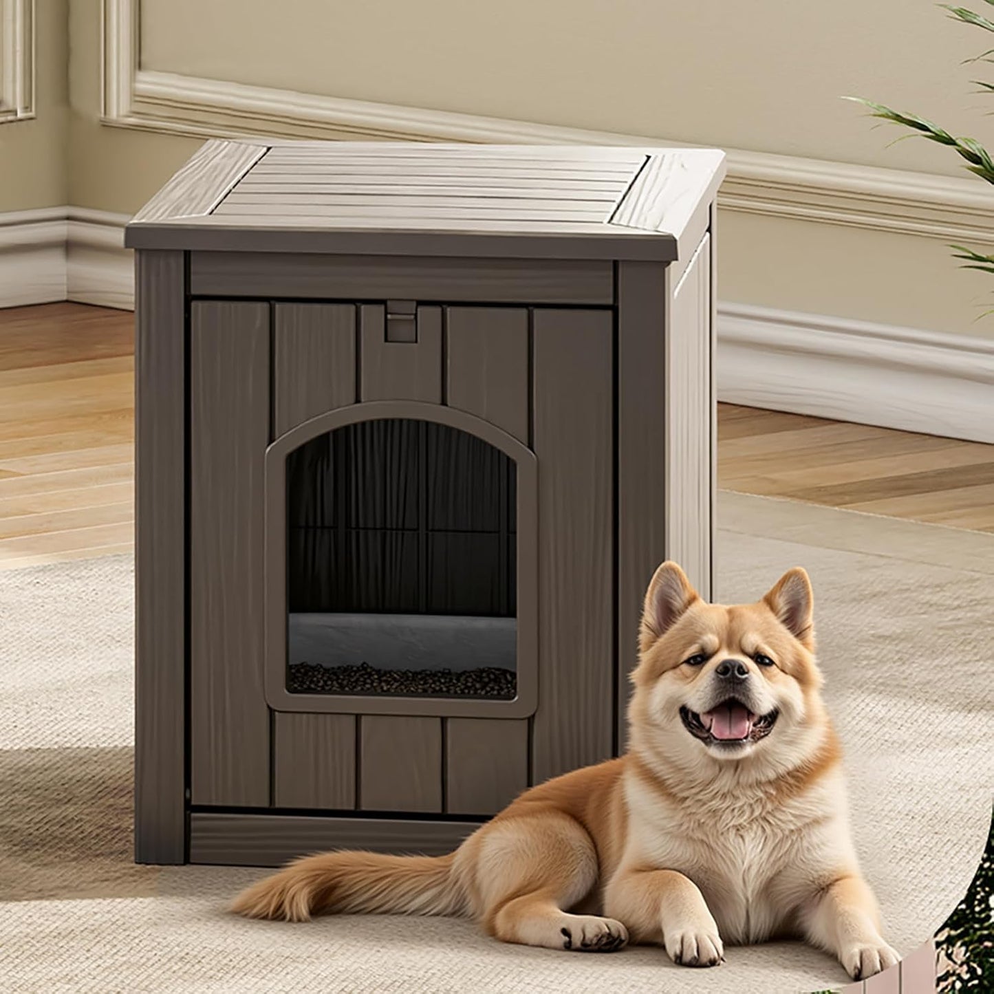 Outdoor & Indoor Dog House for Small and Medium Dogs - Stylish