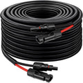 30FT Solar Panel Cable with Male & Female Connectors for Safety