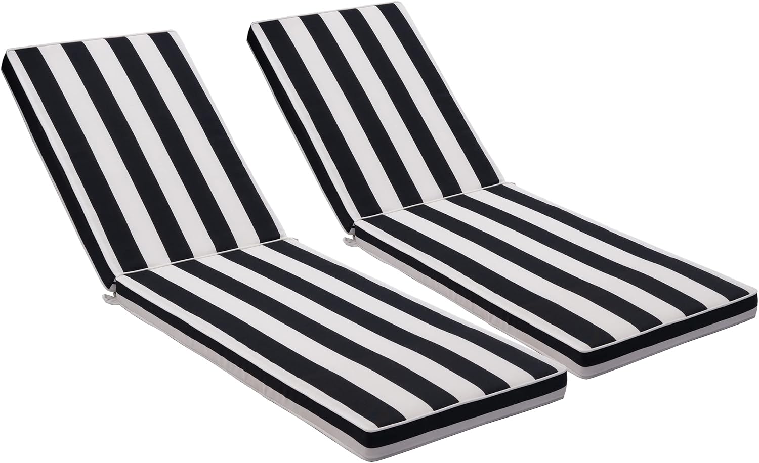 Outdoor Lounge Chair Cushions Set for Patio Chaise Lounge