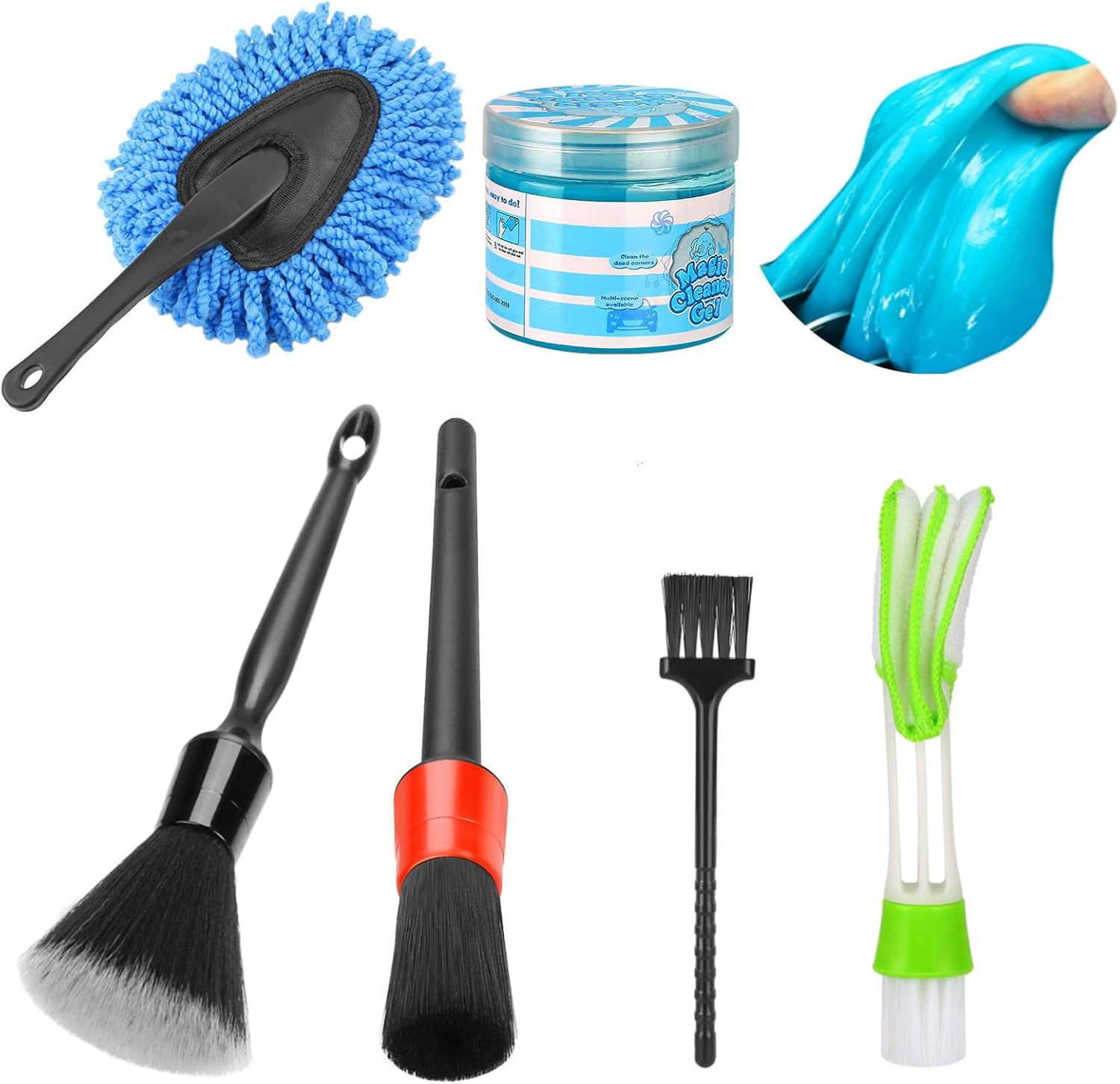 Luscinum Car Duster Gel Kit for Spotless Interiors