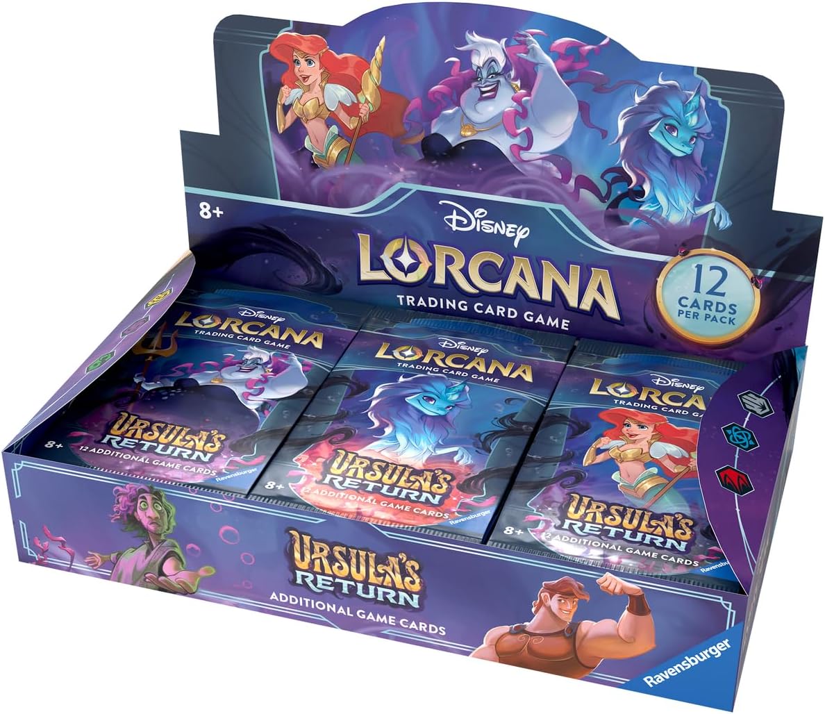 Disney Lorcana TCG Ursula's Return Booster Pack Display - 24 Packs